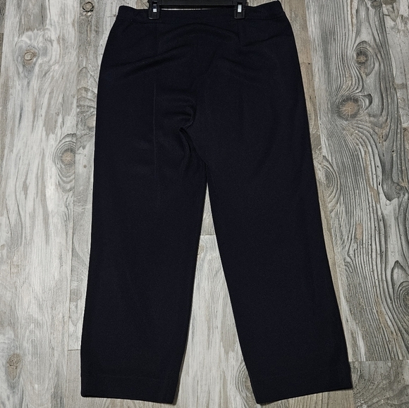 exclusively Misook Knit wide leg pants - Picture 4 of 10
